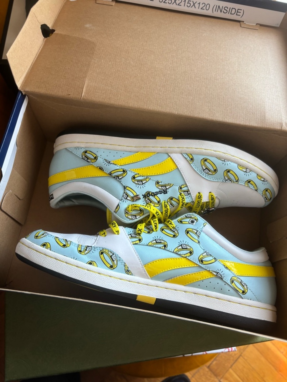 Reebok x monopoly collab woman